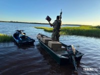 Policia Federal apreende embarcação com cocaína no Lago de Itaipu