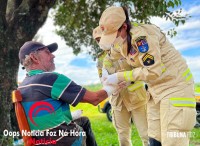 Idoso é agredido pelo próprio filho com facão e cadeirada 