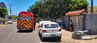 Siate socorre duas passageiras após colisão entre dois veículos no Jardim das Flores