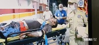 Siate socorre homem alvejado com tiro na face atrás de Furnas