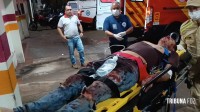 Siate socorre homem alvejado com tiro na face atrás de Furnas