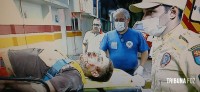 Siate socorre homem alvejado com tiro na face atrás de Furnas