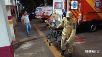 Siate socorre homem alvejado com tiro na face atrás de Furnas