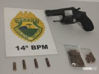 ROTAM prende homem com revolver 38 no Bairro Jardim América