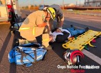 Motociclista colide com veículo na BR-277 e é encaminhado á Upa sem gravidade 