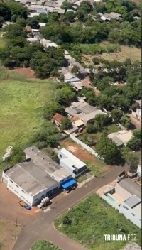 Carro roubado é localizado pelo helicóptero da PM em Foz do Iguaçu