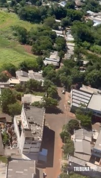 Carro roubado é localizado pelo helicóptero da PM em Foz do Iguaçu