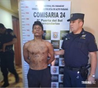Assaltante armado de faca é preso em flagrante na cidade de Hernandárias