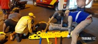 Siate socorre duas vítimas após colisão de duas motos no Jardim São Paulo