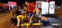 Siate socorre duas vítimas após colisão de duas motos no Jardim São Paulo
