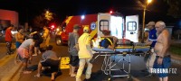 Siate socorre duas vítimas após colisão de duas motos no Jardim São Paulo