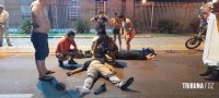 Siate socorre duas vítimas após colisão de duas motos no Jardim São Paulo