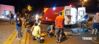 Siate socorre duas vítimas após colisão de duas motos no Jardim São Paulo