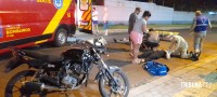 Siate socorre duas vítimas após colisão de duas motos no Jardim São Paulo