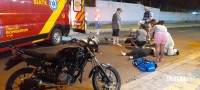 Siate socorre duas vítimas após colisão de duas motos no Jardim São Paulo