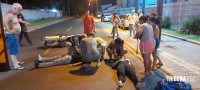 Siate socorre duas vítimas após colisão de duas motos no Jardim São Paulo