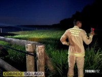 Corpo de Bombeiros busca por homem desaparecido no Balneário Terra das Águas, em Santa Helena