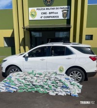 BPFRON apreende veículo carregado com 400 Kg de agrotóxico