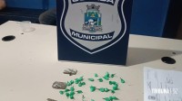 Traficante e usuário de cocaína são presos pela Guarda Municipal na Vila Miranda