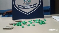 Traficante e usuário de cocaína são presos pela Guarda Municipal na Vila Miranda