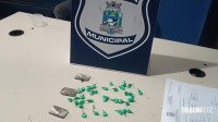 Traficante e usuário de cocaína são presos pela Guarda Municipal na Vila Miranda