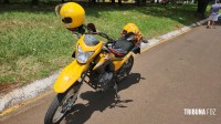 Siate socorre motociclistas e passageiro após colisão entre duas motos na BR-277