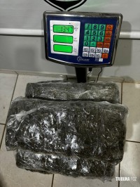 Receita Federal apreende mais de 45 Kg de drogas, em ônibus na BR-277 em São Miguel do Iguaçu