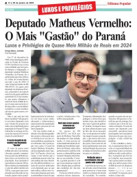 Deputado Matheus Vermelho: O Mais "Gastão" do Paraná