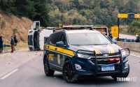 Colisões frontais e atropelamentos concentram 46% das mortes nas rodovias federais do Paraná em 2024