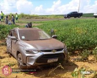 Acidente na BR-277 em Céu Azul deixa cinco pessoas feridas