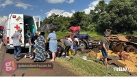 Acidente na BR-277 em Céu Azul deixa cinco pessoas feridas