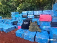 Policia Federal e PM apreendem 800 caixas de cigarros contrabandeados em São Miguel do Iguaçu