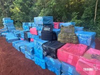 Policia Federal e PM apreendem 800 caixas de cigarros contrabandeados em São Miguel do Iguaçu