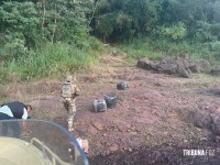 Policia Federal aprende volumes com cigarros eletrônicos e equipamentos eletrônicos no Rio Paraná