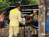 Siate é acionado após motor de veículo cair sobre um mecânico no Bairro Três Lagoas 