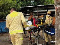 Siate é acionado após motor de veículo cair sobre um mecânico no Bairro Três Lagoas 