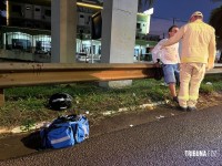 Motociclista é preso por embriaguez após colisão na BR-277 em Foz do Iguaçu