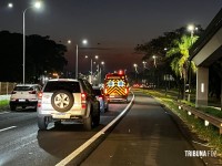 Motociclista é preso por embriaguez após colisão na BR-277 em Foz do Iguaçu