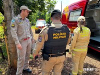 PM, SIATE E SAMU são mobilizados no Alto da Boa Vista após homem levar um tiro de espingarda de chumbinho no peito