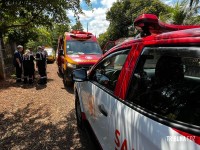 PM, SIATE E SAMU são mobilizados no Alto da Boa Vista após homem levar um tiro de espingarda de chumbinho no peito