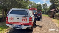 PM, SIATE E SAMU são mobilizados no Alto da Boa Vista após homem levar um tiro de espingarda de chumbinho no peito