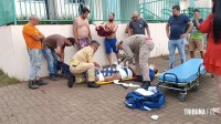 Motociclista fica gravemente ferido após colisão na Av. Javier Koelbel