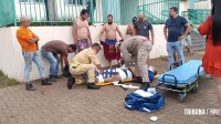 Motociclista fica gravemente ferido após colisão na Av. Javier Koelbel