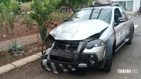 Motociclista fica gravemente ferido após colisão na Av. Javier Koelbel