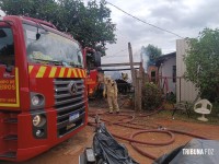 Incêndio deixa morador  desabrigado na Invasão do Bubas