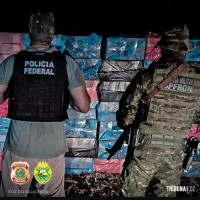 Policia Federal e PM apreendem centenas de caixas de cigarros em Santa Terezinha de Itaipu