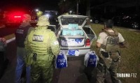 NEPOM E BPFRON prendem motorista quer levava 200 celulares após perseguição policial na BR-277