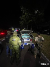NEPOM E BPFRON prendem motorista quer levava 200 celulares após perseguição policial na BR-277