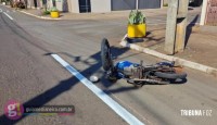 Motociclista fica ferido após colidir na traseira de caminhão na PR-495, em Missal