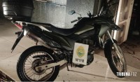 Polícia Militar recupera motocicleta furtada no Jardim Alice